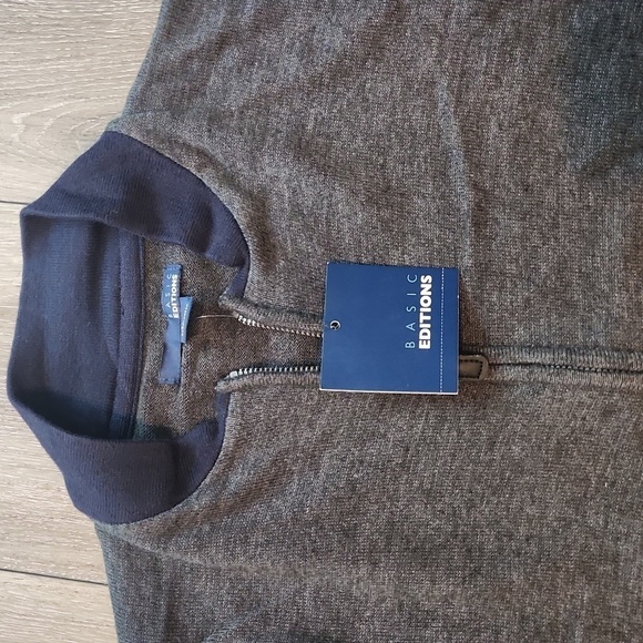 COPY - COPY - Basic Edition Light Zip Up Sweater - Picture 4 of 5